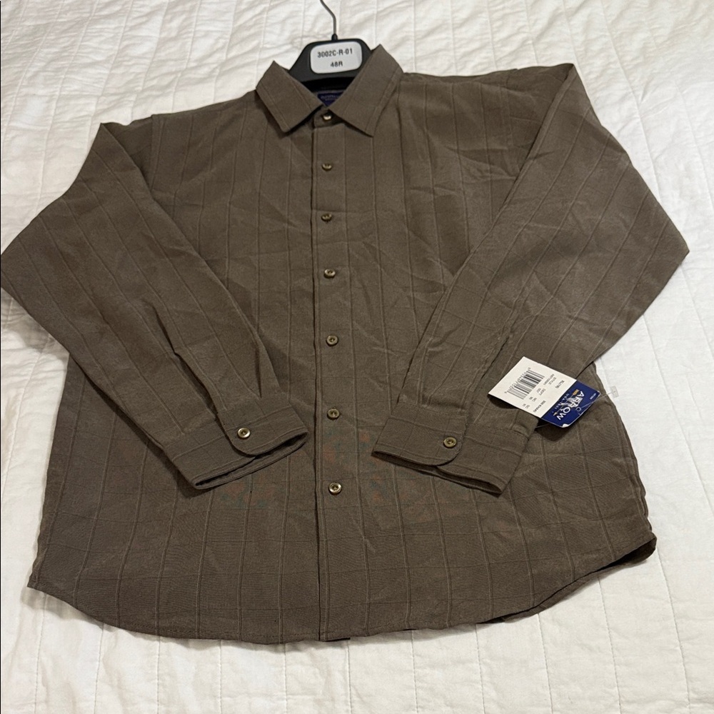 Arrow Kids Brown Button Down Shirt
